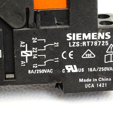 Siemens Relais mit Sockel RT78725 RT4A4L24 Schrack RT424024