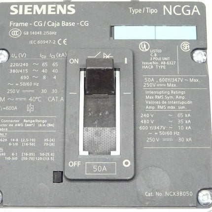 Siemens 3VL1105-1KM33-0AA0-Z Leistungsschalter 3VL1 105-1KM33-0AA0-Z