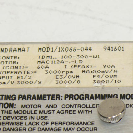 Indramat MOD1/1X066-044 Programmier Modul für TDM 1.2-100-300-W1