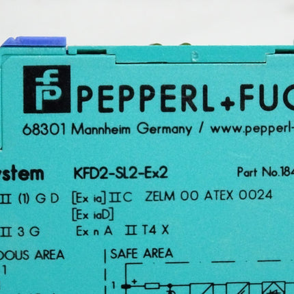 Pepperl+Fuchs 184258 Ventilsteuerbaustein KFD2-SL2-Ex2