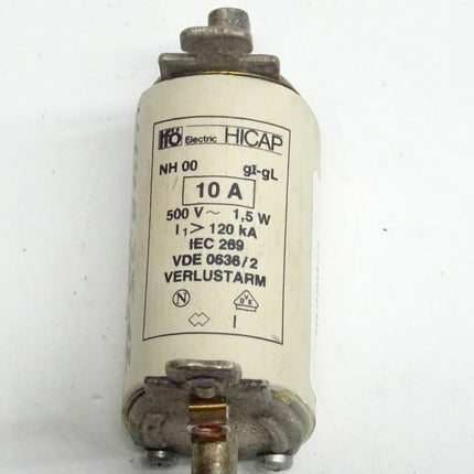 Ifm Electric HICAP NH00 / 10A / 500V / 1,5W Sicherung Verlustarm VDE 0636/2