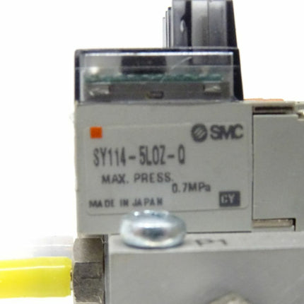 SMC SY114-5LOZ-Q + Omron 24v dc Schütz