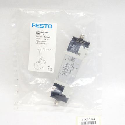 Festo 576664 VUVG-L10-B52-T-M5-1R8L Magnetventil / Neu OVP