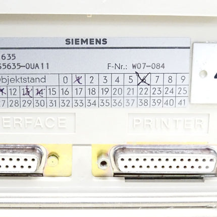 Siemens PG635 6ES5635-0UA11 6ES5 635-0UA11