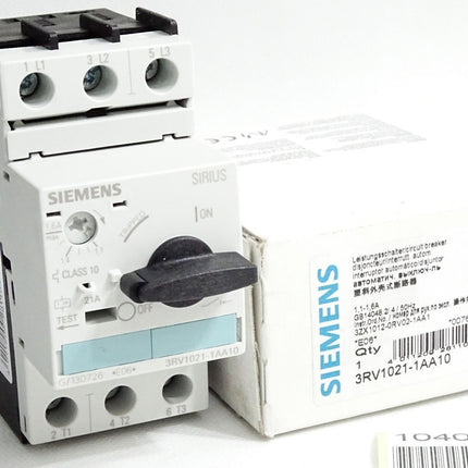 Siemens leistungsschalter 3RV1021-1AA10 / Neu OVP