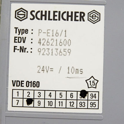 Schleicher Module P-E16/1 42621600 P02V-E16/1