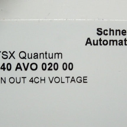 Schneider Electric TSX Quantum Analoges Ausgangsmodul 140 AVO 020 00 140AVO02000