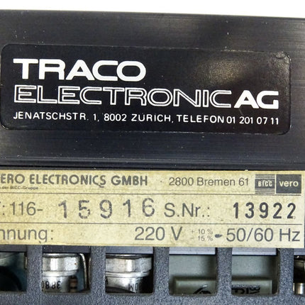 BiCC-VERO Electronics PK50 Monovolt 116-15916 / Neuwertig