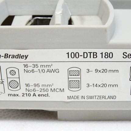 Allen-Bradley 100-DTB180 100-DTB 180 Anschlussblock