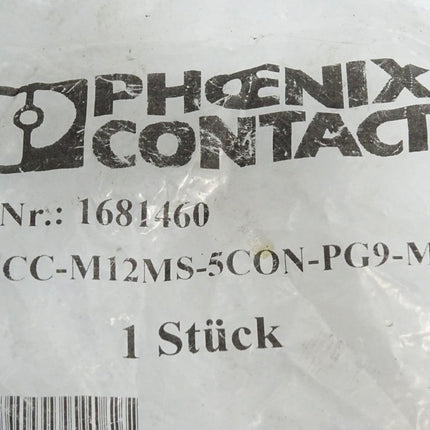 Phoenix Contact Steckverbinder 1681460 SACC-M12MS-5CON-PG 9-M / Neu OVP