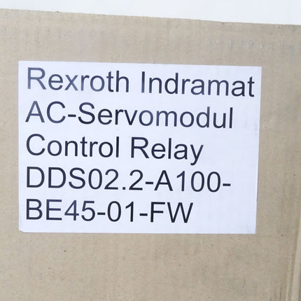 Rexroth Indramat AC Servo-control drive unit DDS02.2-A100-BE45-01-FW / Neu OVP