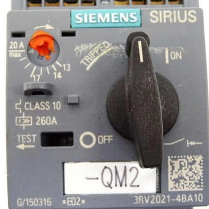 Siemens Sirius Leistungsschalter 3RV2021-4BA10