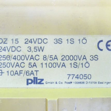 Pilz PNOZ 15 24VDC 3S 1S 1Ö / 774050