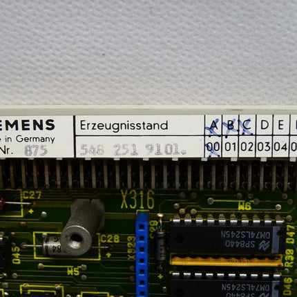 Siemens 6FX1125-1AA01 / 5482519101.00 E:C