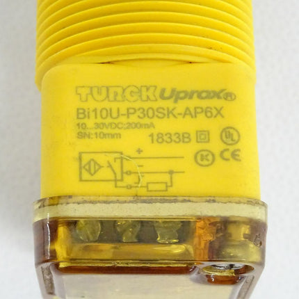 TURCK Uprox® Bi10U-P30SK-AP6X 10...30 VDC 200 mA SN: 10mm  Induktiver Sensor