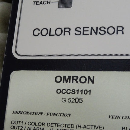 Omron Color Sensor OCCS OCCS1101 / Neu OVP