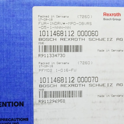 Bosch Rexroth IndraDrive control unit R911328080 CDB01.1C-S3-ENS-ENS-NNN-NNN-S2-S-NN-FW + Firmware R911334730+ Memory Card R911296958 / Neu OVP versiegelt