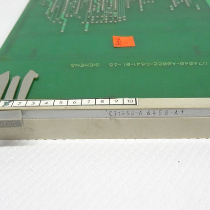 Siemens C71458-A6458-A1 Steurplatine C71458A6458A1