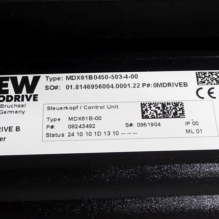 SEW Eurodrive 45kW MDX60A0450-503-4-00 08227225 Steuerkopf MDX61B-00 08243492 MDX61B-00/0T 08249571 MDX61B0450-503-4-00 / Neu