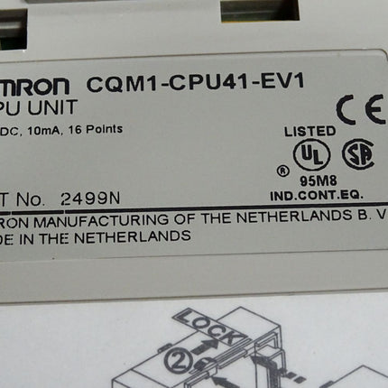 Omron CQM1H-CPU41-EV1 CPU Unit  / Neu OVP