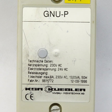 KSR Kuebler Niveau-Messtechnik GNU-P