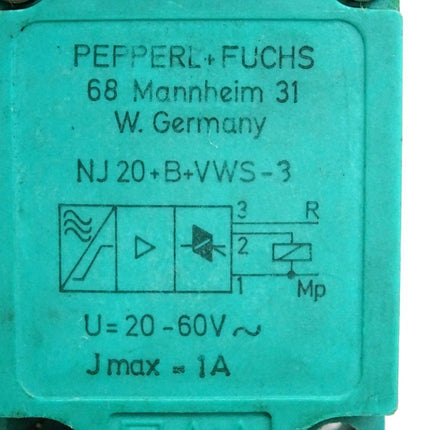 Pepperl+Fuchs NJ20+B+VWS-3 Induktiver Sensor