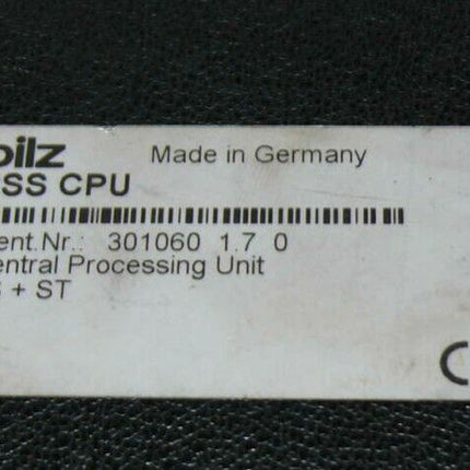 Pilz PSS CPU FS + ST // Ident.Nr.: 301060 // 1.7 0 Central Processing Unit