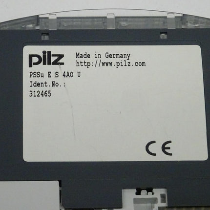 Pilz PSSu E S 4AO U Elektronikmodul 312465 + 193903