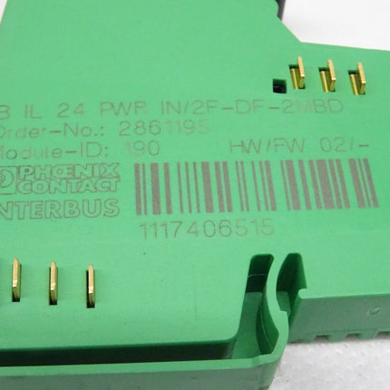 Phoenix Contact 2861195 IB IL 24 PWR IN/2F-DF-2MBD / OVP