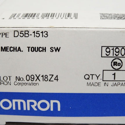 Omron Industrie Schalter D5B-1513 Mechanical Touch Switch / Neu OVP