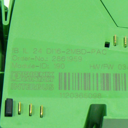 NEU/OVP Phoenix Contact 2861959 IB IL 24 DI16-2MBD-PAC