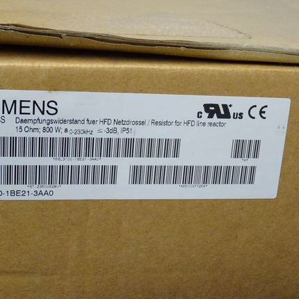 Siemens 6SL3100-1BE21-3AA0 HFD-Widerstand 800W 6SL3 100-1BE21-3AA0 neu-OVP