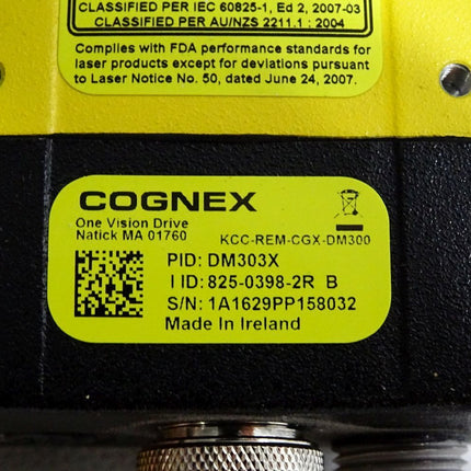 Cognex Barcode-Lesegerät DM303X 825-0398-2R 821-0095-3R