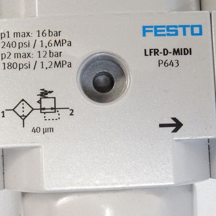 Festo LFR-1/2-D-MIDI-KG 185787 Wartungseinheit / Neu