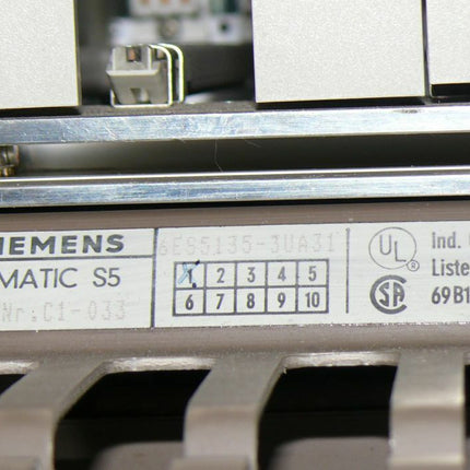 Siemens 6ES5135-3UA31 Simatic S5 Rack Leer 6ES5 135-3UA31 E:01