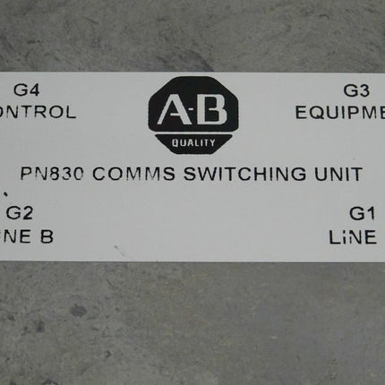 AB Allen Bradley PN830 Comms Switching Unit 92368 Rev. A1 / NEU