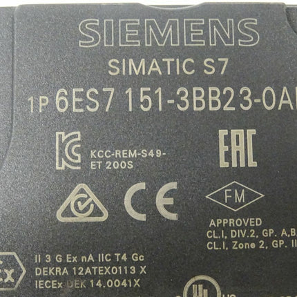 Siemens Simatic S7 6ES7151-3BB23-0AB0 / 6ES7 151-3BB23-0AB0