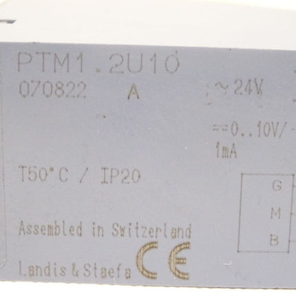 Siemens Landis&Staefa 070822 / PTM1.2U10