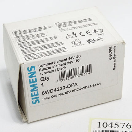 Siemens 8WD4220-0FA Buzzer element / Neu OVP