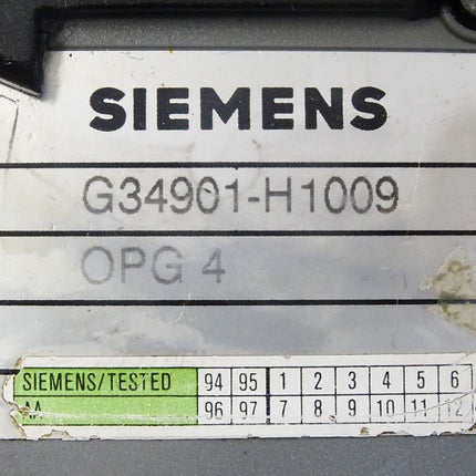 Siemens G34901-H1009 OPG4 Bedienterminal