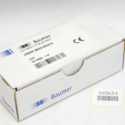 Baumer UNAM 30U9103/S14 Ultraschall Distanzsensor / Neu OVP