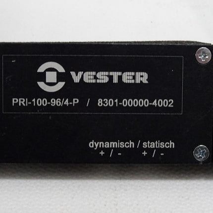 Vester PRI-100-96/4-P 8301-00000-4002 Gabellichtschranke Rahmenlichtschranke Infrarot Gabelweite 100mm Gabeltiefe 96mm Stecker M12 4-polig