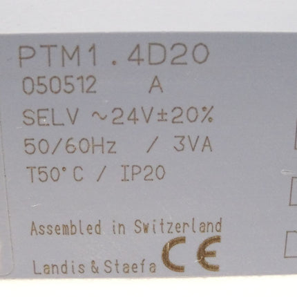 Siemens Landis&Staefa PTM1.4D20 050512