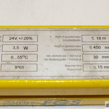 Sick FGSS450-21 Sender Lichtvorhang 1012602 Lichtschranke