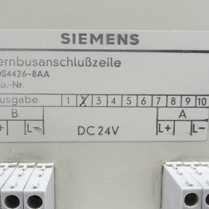 Siemens 6DS4426-8AA Fernbusanschlusszeile 6DS4 426-8AA Rack leer