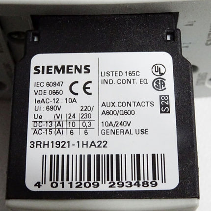 Siemens 3RT1034-1AP04 Leistungsschütz