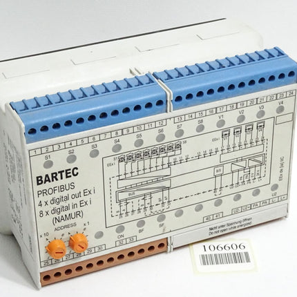 Bartec 07-7331-2305 / 1000 PROFIBUS-Interface 4 x digital out Ex e/8 x digital in Ex i