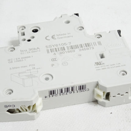 Siemens Leitungsschutzschalter 5SY61 MCB C0,5 5SY6105-7 / Neu