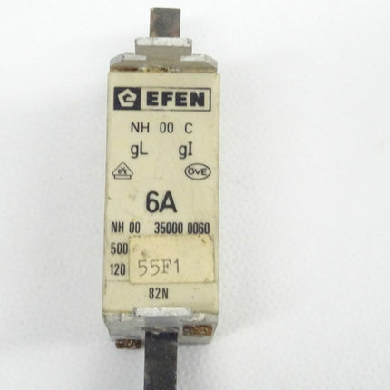 Efen NH 00 C Sicherung 6A NH-Sicherungseinsatz 500V NH00C