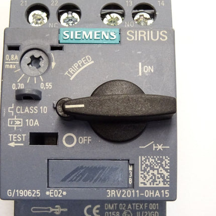 Siemens Sirius Leistungsschalter 3RV2011-0HA15